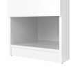 Nočný stolík SIMPLICITY 238, Biely lesk