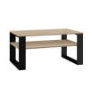 Konferenčný stolík SAVA 1, Dub sonoma/Čierna