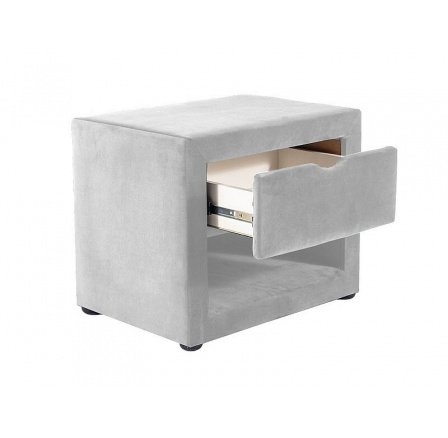 NOČNÝ STOLÍK ET-001 VELVET J. BLUVEL GREY 03 NOČNÝ STOLÍK ET-001 VELVET J. BLUVEL GREY 03
