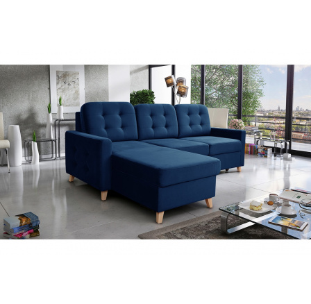 Rohová sedacia súprava s funkciou spania Vanisa Mini 4 - Buk Kronos 09 Bočná ľavá