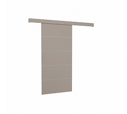 Drzwi przesuwne naścienne BIELLA 76 Kaszmir+Kaszmir