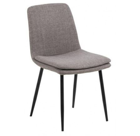 Stolička Becca sivá látka Basel 34FR