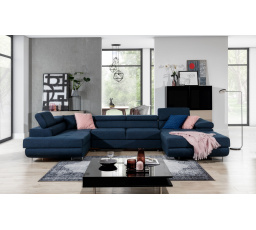 Rohová sedacia súprava v tvare U RODRIGO, ľavá, Inari 80