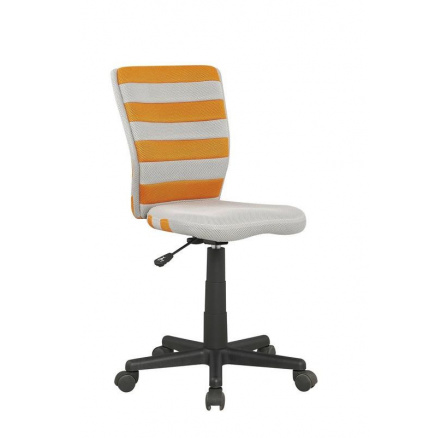 Detská stolička FUEGO /sivá+oranžová