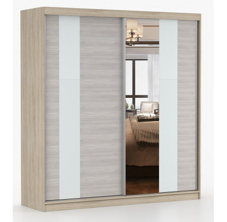 Šatní skriňa MULTI 32 - 203 cm, Dub Sonoma/Kathult