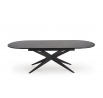 Rozkladací stôl SANDRO, čierny