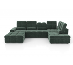 Rohová sedačka s elektricky vysúvateľným sedákom a funkciou spania Magnelio U II