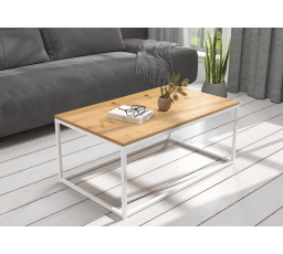 Konferenčný stolík NARISA 100x60 Biela+Artisan