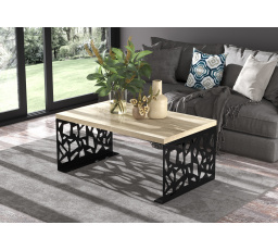 Konferenčný stolík SEMARA 100x60 Čierny+Sonoma