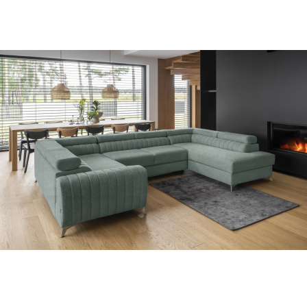 Rohová sedacia súprava v tvare U LOUIS, Poco 100 Pravá Rohová sedacia súprava v tvare U LOUIS, Poco 100 Pravá