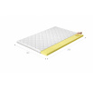 Vrchný matrac - Topper VISCO 160x200 cm, Hypoalergénny poťah Microfibre