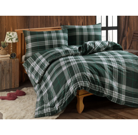 Povlak flanel Alex green 40x40 Povlak flanel Alex green 40x40