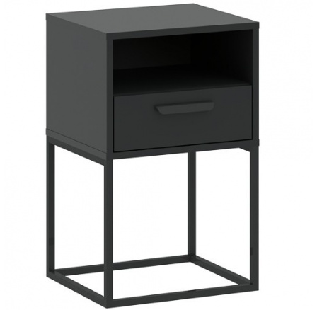 Nočný stolík CADRO 1S 40 NR5, Antracit Nočný stolík CADRO 1S 40 NR5, Antracit