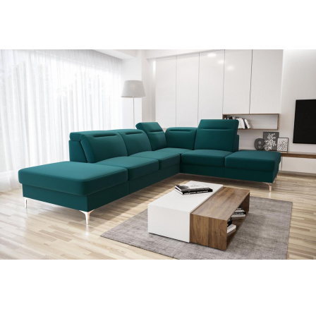 Rohová sedacia súprava OSLO 295x220 - zelená, pravá Rohová sedacia súprava OSLO 295x220 - zelená, pravá
