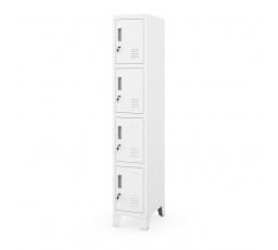 Biela sociálna bezpečnostná skrinka ROBERT 1 Plus 292 x 1720 x 450 mm