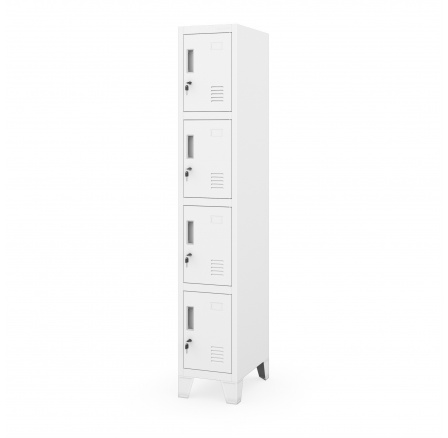 Biela sociálna bezpečnostná skrinka ROBERT 1 Plus 292 x 1720 x 450 mm Biela sociálna bezpečnostná skrinka ROBERT 1 Plus 292 x 1720 x 450 mm