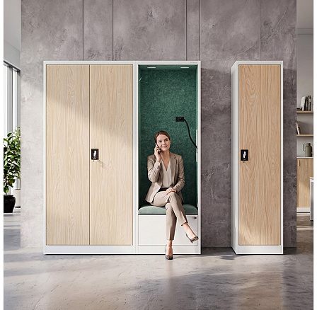 Akustická kabína zvukopohlcujúca so sedadlom SALLY MentalBox 600 mm Akustická kabína zvukopohlcujúca so sedadlom SALLY MentalBox 600 mm