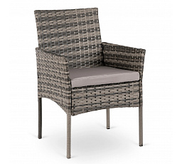 2x Záhradné stoličky CORTO Sivé