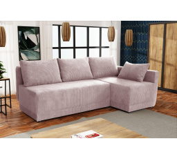 Rohová sedacia súprava Neklan P ružová