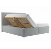 Posteľ Daris 180x200, sivá