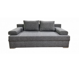 Pohovka Lucie II tmavo sivá vyvýšená