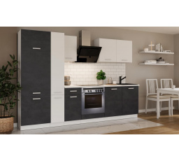 Kuchynská linka Todor 290 matera/biela + PD 200 biela