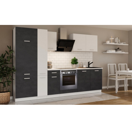 Kuchynská linka Todor 290 matera/biela + PD 200 biela Kuchynská linka Todor 290 matera/biela + PD 200 biela