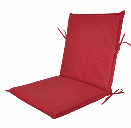 Vankúš pre záhradné kreslo UNI s nízkym operadlom - bordová látka