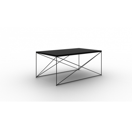 Stolík kávový Dante Biely+Čierny