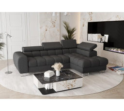 Rohová sedacia súprava ASPEN MINI 260x170 cm - sivá, pravá