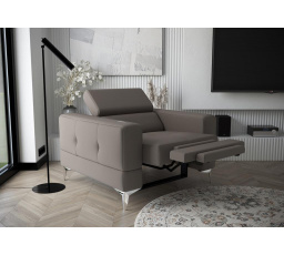 Kreslo TOSCANIA, relax prírodná koža - prírodná koža - voliteľná farba