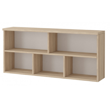 Polica OMEGA III - 09, Dub Sonoma/Biela