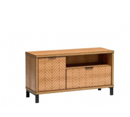 Komoda RTV Fonti F7 s nožičkami Dub karamel