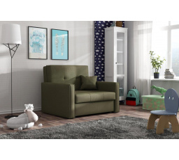 Vivian Bis I khaki zelené kreslo