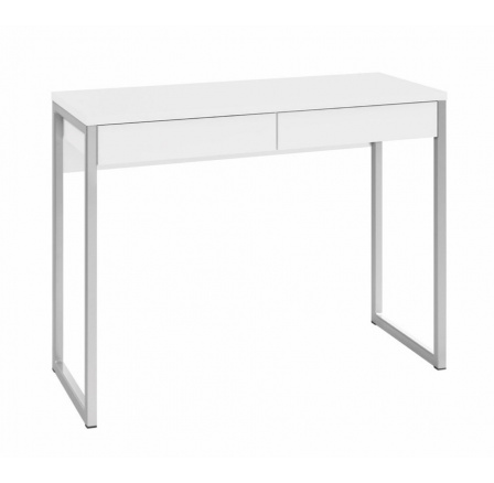 Písací stôl FELIX 122, Biely lesk