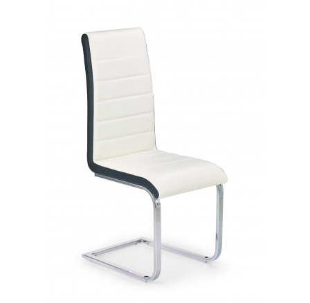 Jedálenská stolička K132, biela/čierna