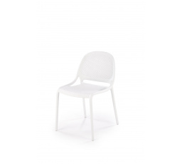 Jedálenská stolička stohovateľná K532, Biela