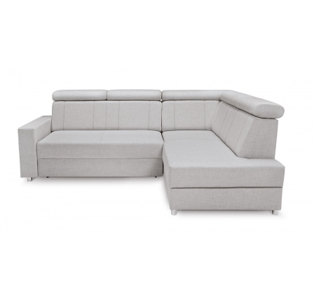 Rohová sedacia súprava LONE, ľavá, svetlosivá
