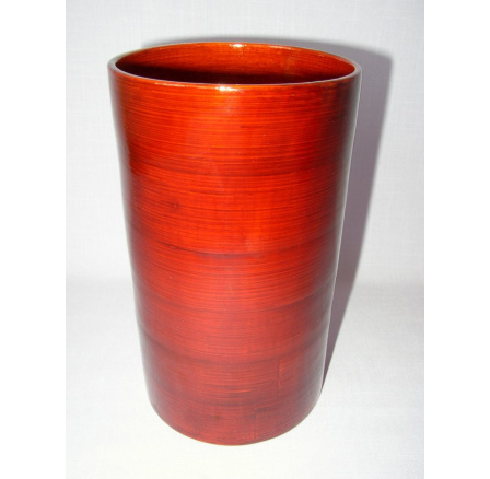 Bambusová valcová váza