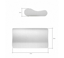 Vankúš Termoelastický Visco Mikrovlákno 47x12