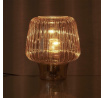 Stolná lampa Lasima jantárová
