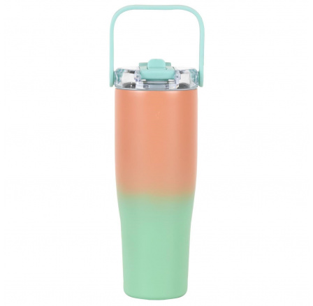 Termohrnček New York 900ml oranžovo-zelený Termohrnček New York 900ml oranžovo-zelený