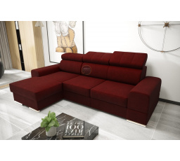 Rohová sedacia súprava ROYAL MINI 260×160 - vínová, ľavá