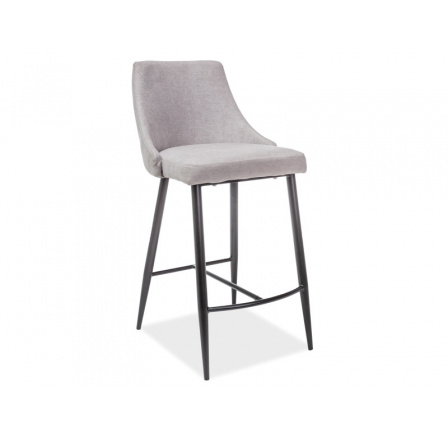 Barová stolička NOBEL H-1 sivá