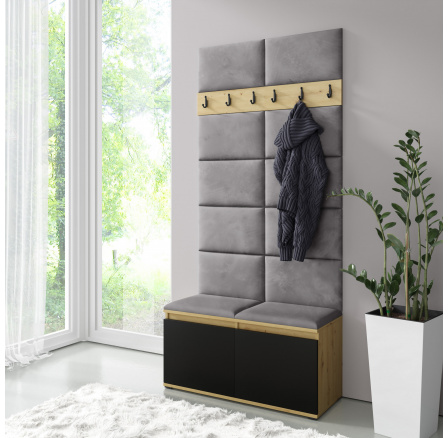 Predsieňová stena EMI 1, Trinity 33/Artisan + čierna