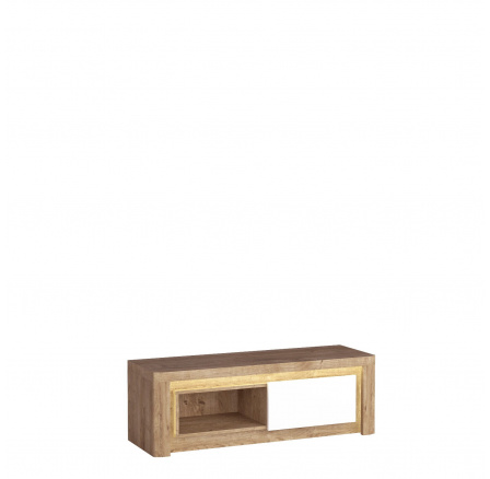 RTV truhlica LIVINIO L10 Ribbeck / Biely lesk