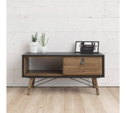 Konferenčný stolík RAIN, Čierny mat/orech