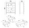 Komoda Real 661, jackson hickory