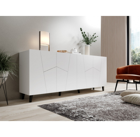 Komoda ETNA biela matná/biela matná