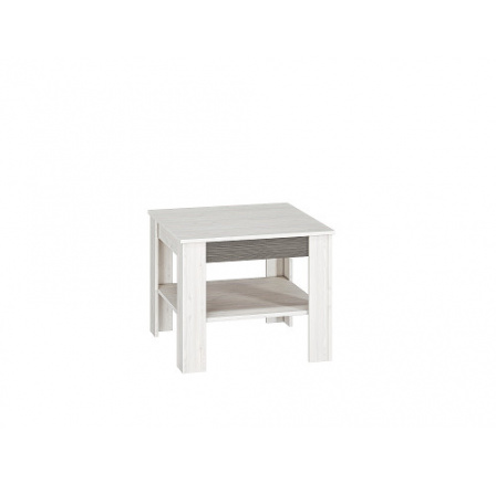 BERNIS 13 - konferenčný stôl, laminovaný, biela borovica/biela borovica/sivá (ML) (BLANCO13=1PACK) (K150)NOVINKA